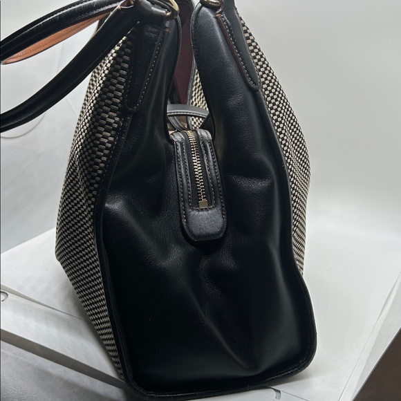 Coach Madison Carlyle Exploded Reps Brown/Black Leather Hobo Shoulder Bag Purse - Picture 3 of 16